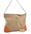 Authentic PRADA CANAPA CINGHI Canvas Leather Shoulder Bag VS0032 Beige  2332J