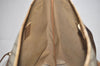 Authentic GUCCI Vintage Shoulder Tote Bag GG PVC Leather Brown 2334K