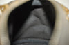 Authentic FENDI Zucchino Hand Boston Bag Purse PVC Leather Gold Black 2335I