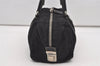 Authentic PRADA Nylon Tessuto Leather Shoulder Hand Bag Purse Black 2335J