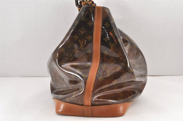 Authentic Louis Vuitton Monogram Vinyl Cabas Ambre GM Tote Bag M92500 LV 2335K