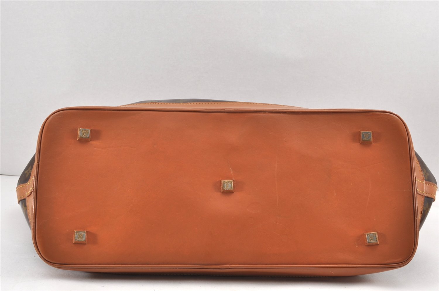 Authentic Louis Vuitton Monogram Vinyl Cabas Ambre GM Tote Bag M92500 LV 2335K