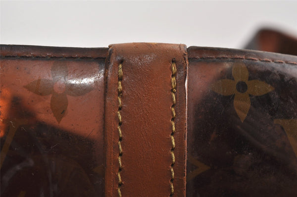 Authentic Louis Vuitton Monogram Vinyl Cabas Ambre GM Tote Bag M92500 LV 2335K