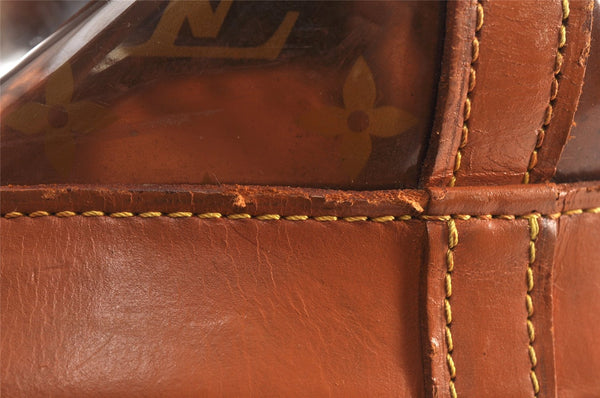 Authentic Louis Vuitton Monogram Vinyl Cabas Ambre GM Tote Bag M92500 LV 2335K