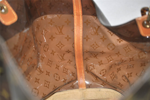 Authentic Louis Vuitton Monogram Vinyl Cabas Ambre GM Tote Bag M92500 LV 2335K