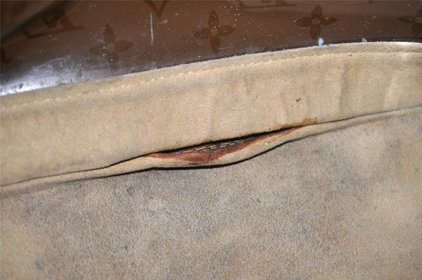 Authentic Louis Vuitton Monogram Vinyl Cabas Ambre GM Tote Bag M92500 LV 2335K