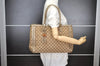 Authentic GUCCI Bamboo Bella Shoulder Bag GG Canvas Leather 269945 Brown 2336I