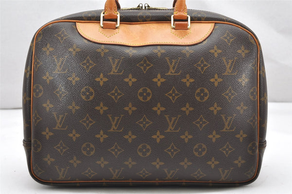 Authentic Louis Vuitton Monogram Deauville Hand Bag M47270 LV 2336K