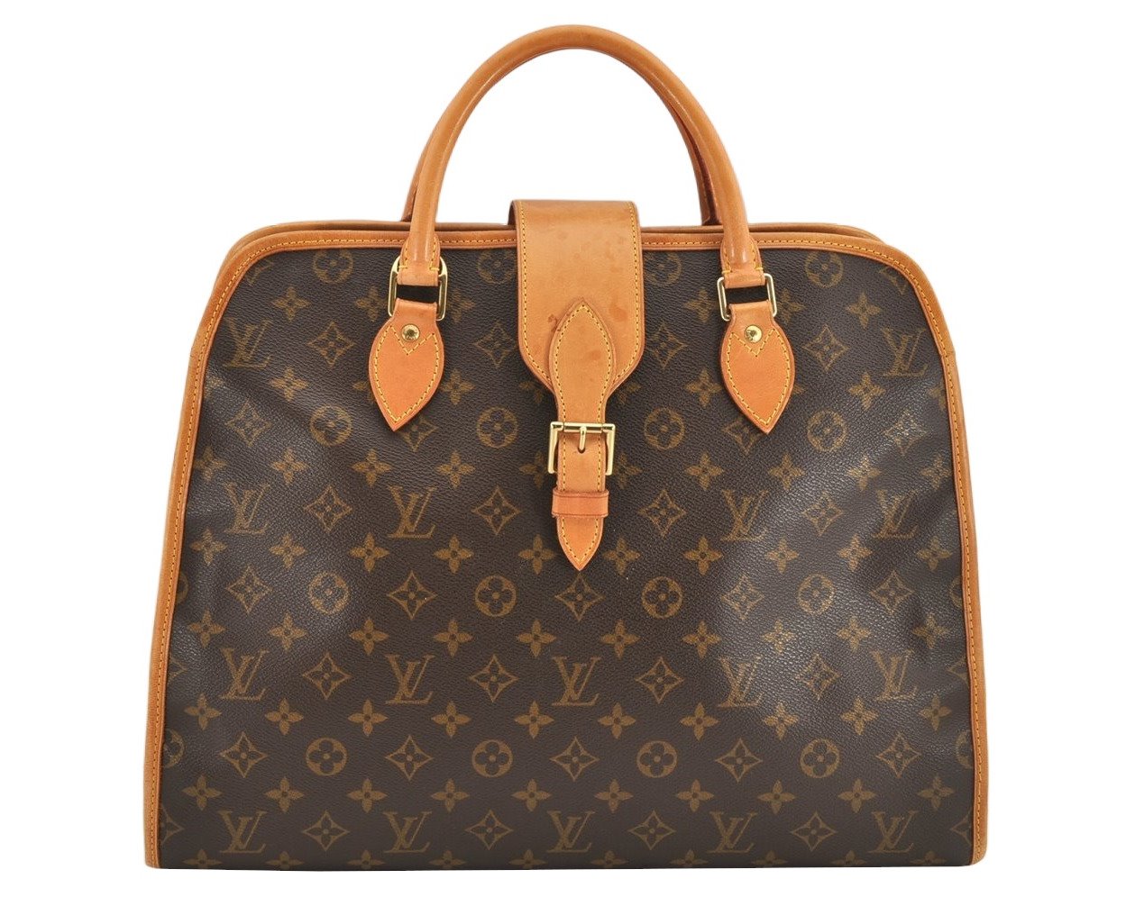 Authentic Louis Vuitton Monogram Rivoli Business Hand Bag M53380 LV 2337K