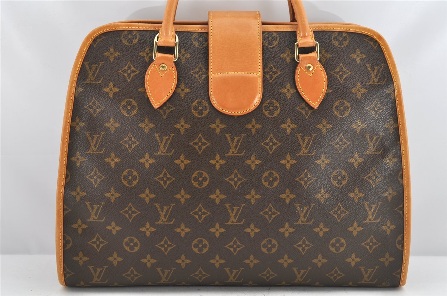 Authentic Louis Vuitton Monogram Rivoli Business Hand Bag M53380 LV 2337K