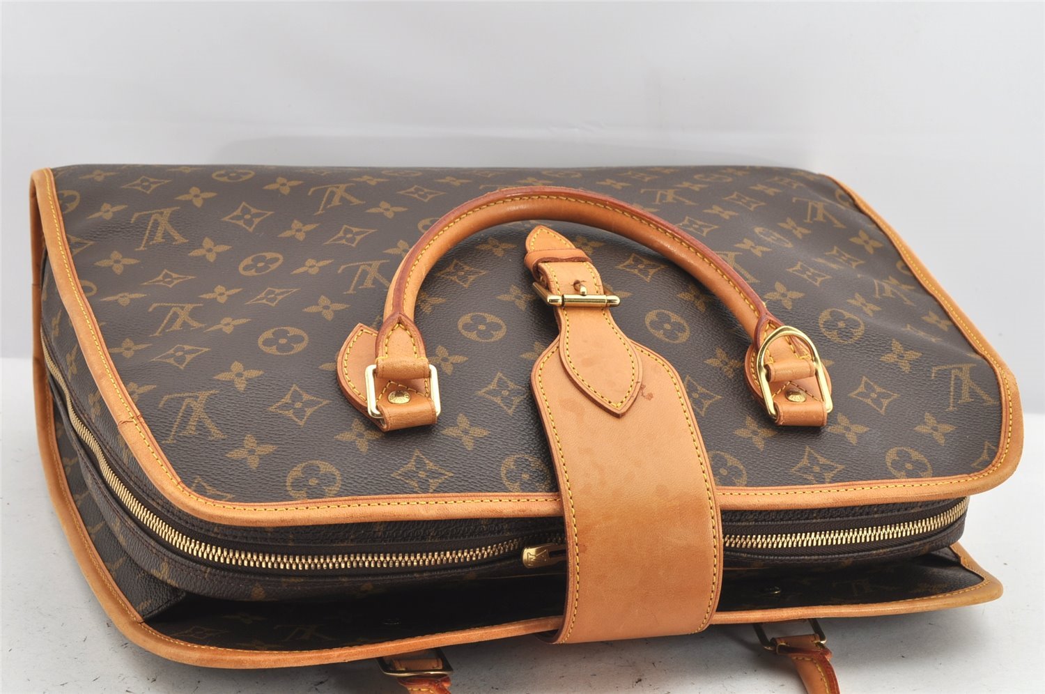 Authentic Louis Vuitton Monogram Rivoli Business Hand Bag M53380 LV 2337K