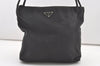 Authentic PRADA Vintage Nylon Tessuto Shoulder Hand Bag Purse Black Junk 2338J