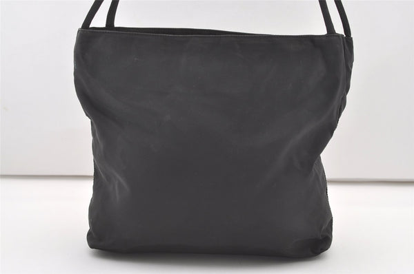 Authentic PRADA Vintage Nylon Tessuto Shoulder Hand Bag Purse Black Junk 2338J