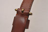 Authentic Louis Vuitton Leather Shoulder Strap Brown 39-45.9" LV 2339J