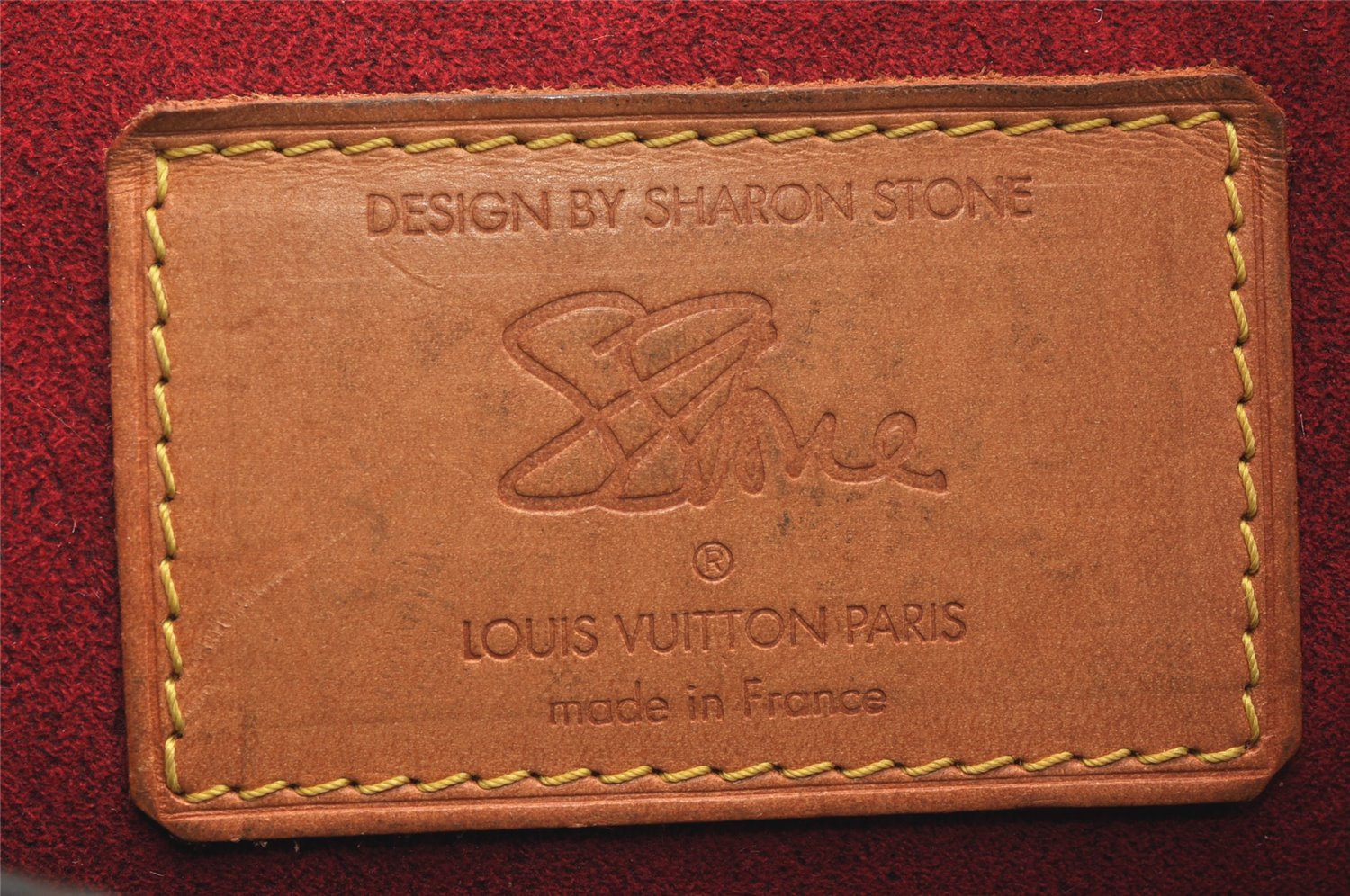 Auth Louis Vuitton Monogram Amfar Three Vanity Star Shoulder Bag M47275 LV 2339K