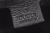 Authentic GUCCI Guccissima Charlotte Shoulder Bag GG Leather 203503 Black 2340I