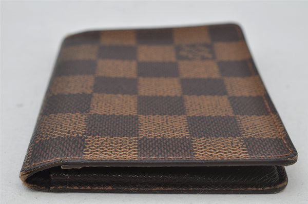 Authentic Louis Vuitton Damier Porte 2 Cartes Vertical Card Case N60533 LV 2340J