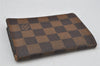 Authentic Louis Vuitton Damier Porte 2 Cartes Vertical Card Case N60533 LV 2340J