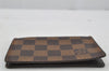 Authentic Louis Vuitton Damier Porte 2 Cartes Vertical Card Case N60533 LV 2340J