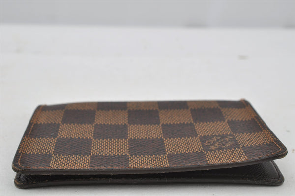 Authentic Louis Vuitton Damier Porte 2 Cartes Vertical Card Case N60533 LV 2340J