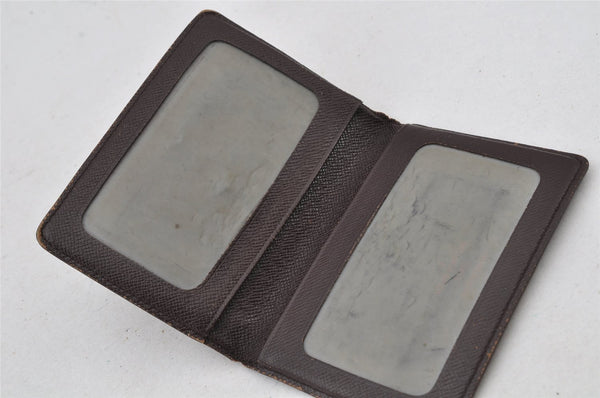 Authentic Louis Vuitton Damier Porte 2 Cartes Vertical Card Case N60533 LV 2340J