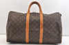 Authentic Louis Vuitton Monogram Keepall 45 Travel Boston Bag M41428 LV 2340K