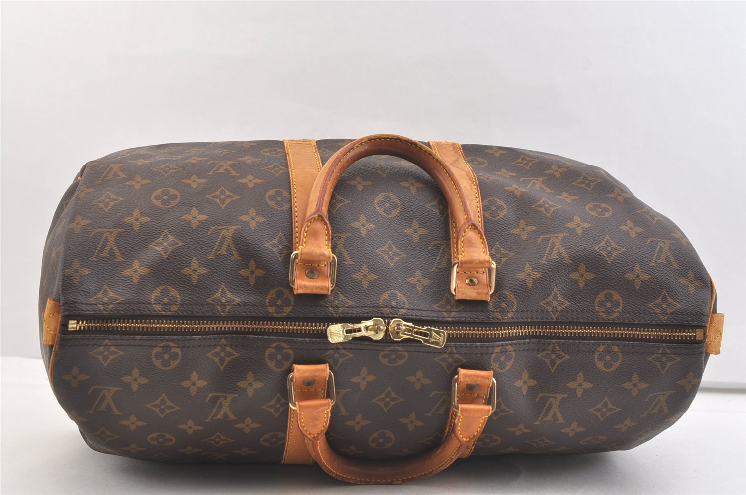 Authentic Louis Vuitton Monogram Keepall 45 Travel Boston Bag M41428 LV 2340K