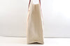 Authentic GUCCI Ouroboros Logo Tote Hand Bag Canvas 484690 White 2341K