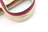 Authentic GUCCI Ouroboros Logo Tote Hand Bag Canvas 484690 White 2341K