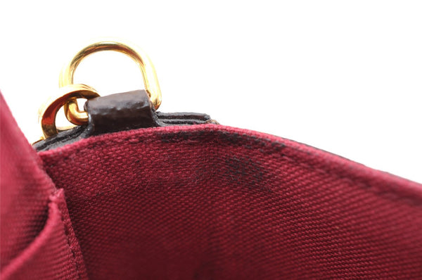 Authentic Louis Vuitton Monogram Pochette Felicie Shoulder Bag M61276 LV 2342I