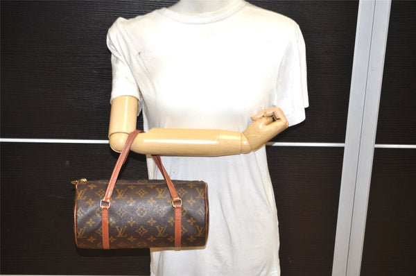 Authentic Louis Vuitton Monogram Papillon 26 Hand Bag Old Model LV 2342K