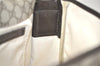 Authentic GUCCI Shoulder Cross Body Bag GG PVC Leather 201732 Brown 2343I