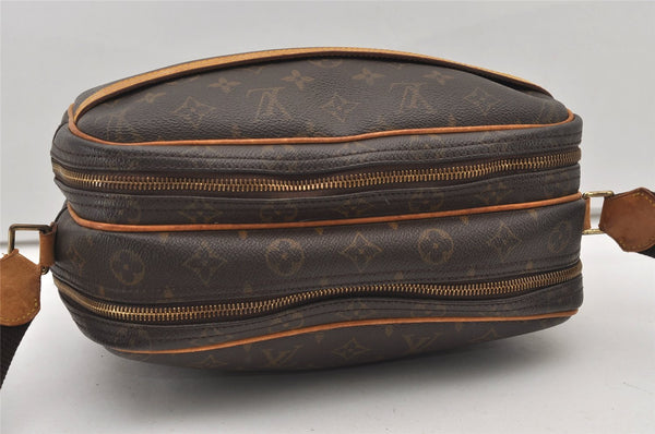 Authentic Louis Vuitton Monogram Reporter PM Shoulder Cross Bag M45254 LV 2344J