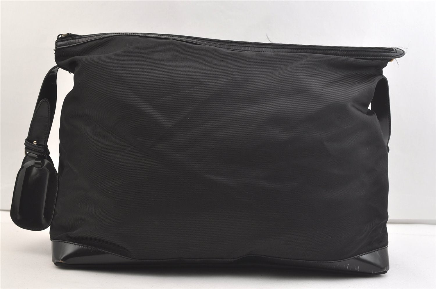 Authentic GUCCI Vintage Shoulder Cross Body Bag Nylon Leather Black 2344K