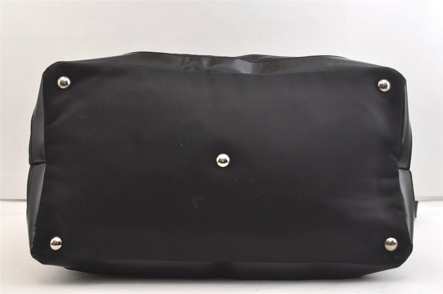 Authentic GUCCI Vintage Shoulder Cross Body Bag Nylon Leather Black 2344K