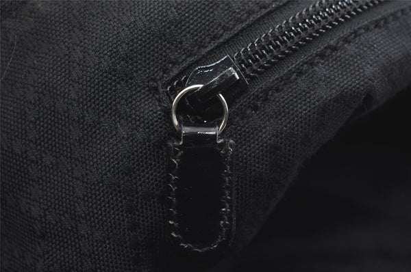 Authentic GUCCI Vintage Shoulder Cross Body Bag Nylon Leather Black 2344K