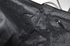 Authentic GUCCI Vintage Shoulder Cross Body Bag Nylon Leather Black 2344K