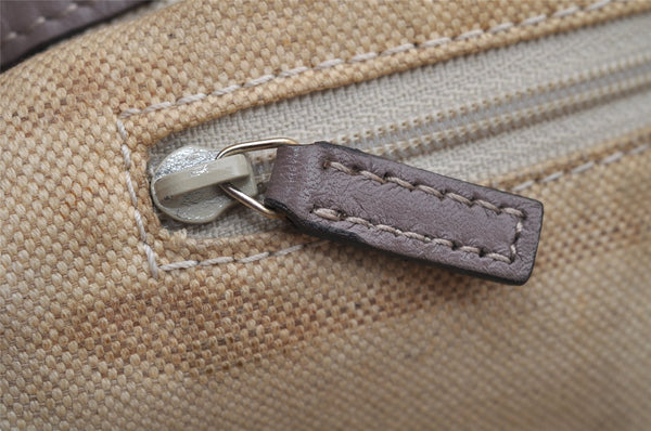 Authentic GUCCI Sukey 2Way Tote Hand Bag GG Canvas Leather 247902 Brown 2345I