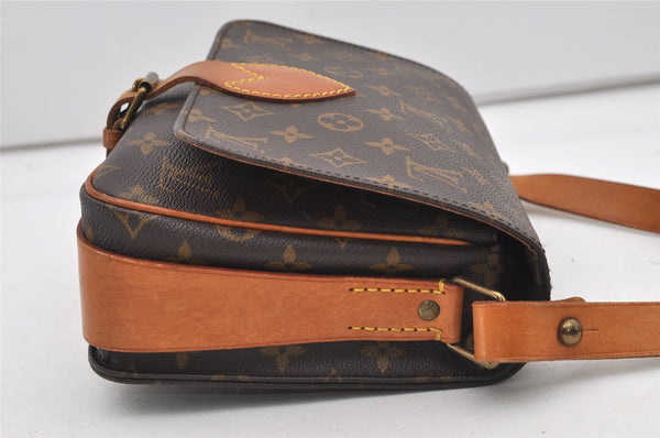 Authentic Louis Vuitton Monogram Cartouchiere MM M51253 Shoulder Cross Bag 2345J
