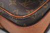 Authentic Louis Vuitton Monogram Cartouchiere MM M51253 Shoulder Cross Bag 2345J