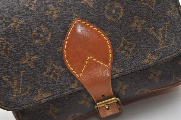 Authentic Louis Vuitton Monogram Cartouchiere MM M51253 Shoulder Cross Bag 2345J
