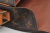 Authentic Louis Vuitton Monogram Cartouchiere MM M51253 Shoulder Cross Bag 2345J