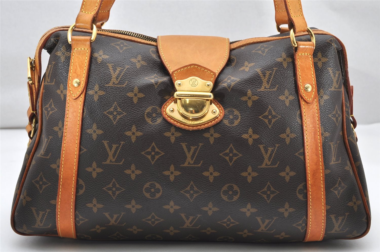 Authentic Louis Vuitton Monogram Stresa PM Shoulder Tote Bag M51186 LV 2345K