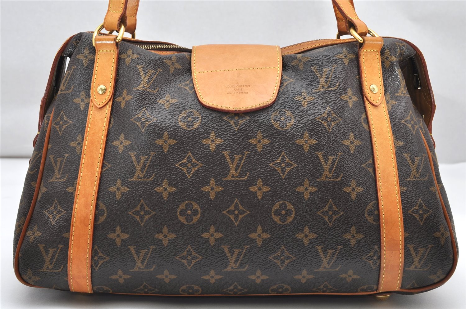 Authentic Louis Vuitton Monogram Stresa PM Shoulder Tote Bag M51186 LV 2345K