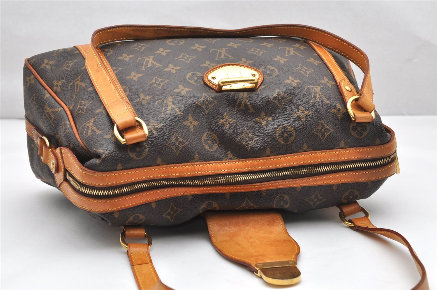 Authentic Louis Vuitton Monogram Stresa PM Shoulder Tote Bag M51186 LV 2345K