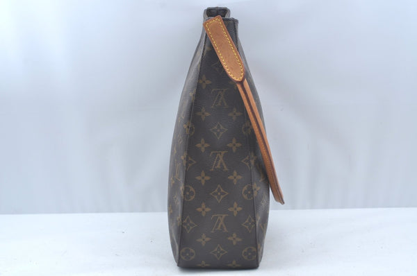 Authentic Louis Vuitton Monogram Looping GM Shoulder Bag M51145 LV 2346K