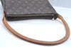 Authentic Louis Vuitton Monogram Looping GM Shoulder Bag M51145 LV 2346K