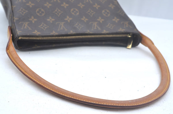 Authentic Louis Vuitton Monogram Looping GM Shoulder Bag M51145 LV 2346K