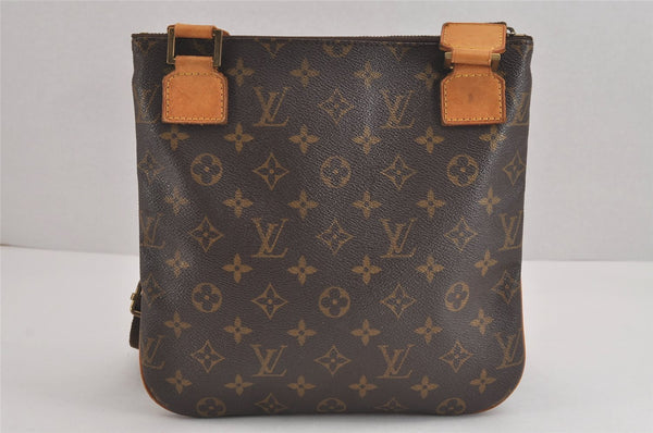 Auth Louis Vuitton Monogram Pochette Bosphore Shoulder Cross Bag M40044 LV 2347J