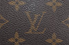 Auth Louis Vuitton Monogram Pochette Bosphore Shoulder Cross Bag M40044 LV 2347J